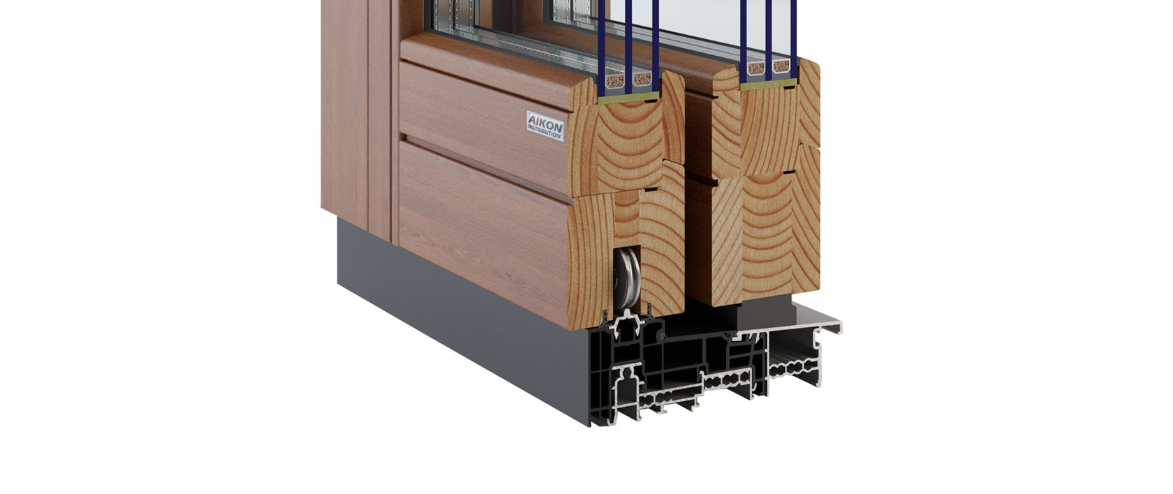 Hebeschiebesystem aus Holz